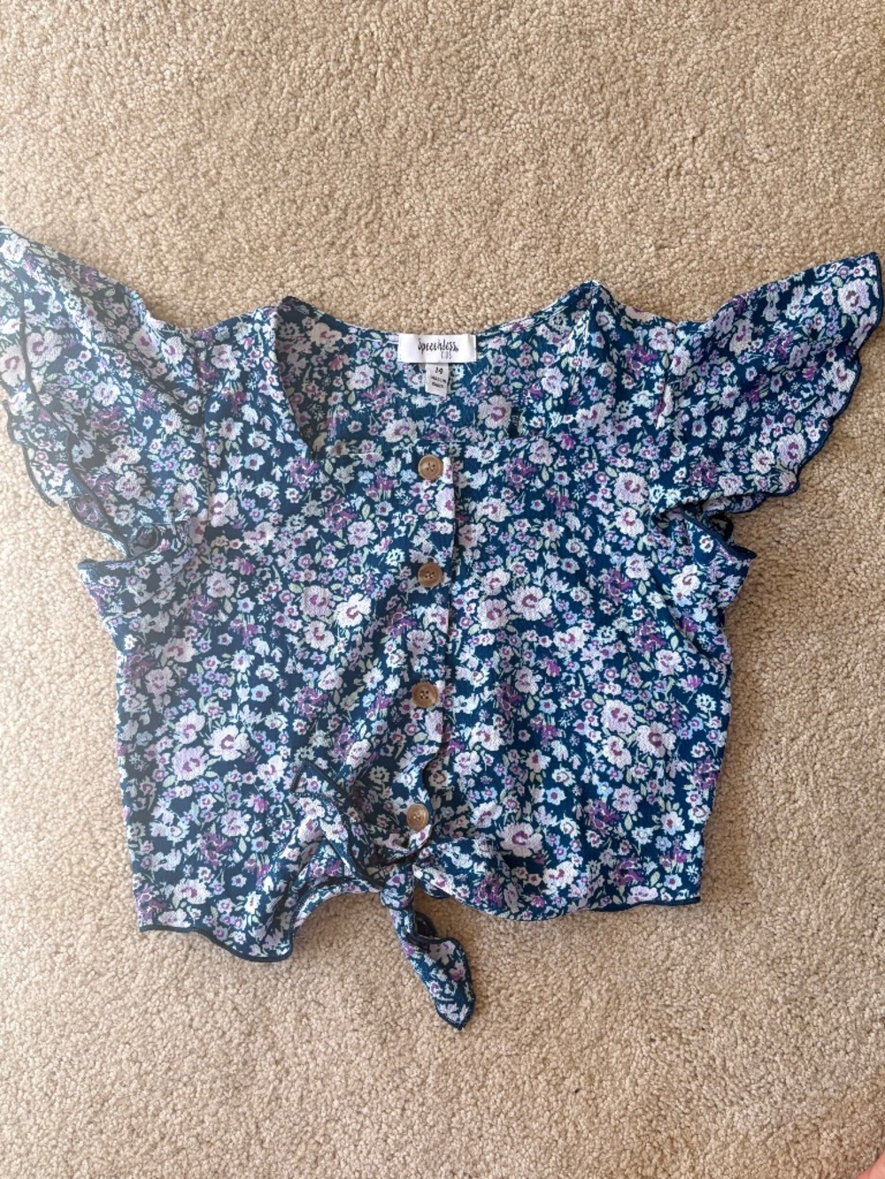 Speechless kids floral blouse